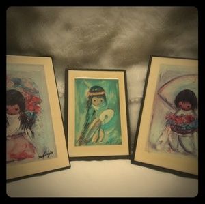 DeGrazia 3 piece Picture Set